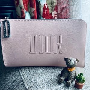 Dior Cosmetics Bag Beige (light pink?) no box
